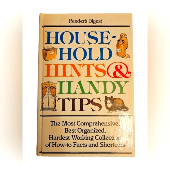 Vintage Readers Digsts Classic Hardcover, "Household Hints & Handy Tips" - Picture 1 of 3